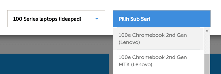 Mencari Seri Laptop di Situs Resmi