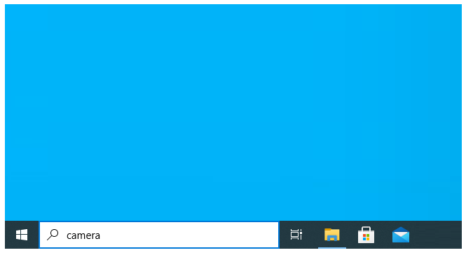 Ketik Menu Camera di Pencarian Taskbar