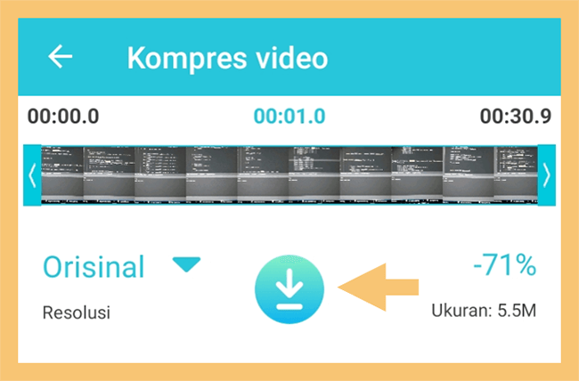 Atur Resolusi Video di VidCompact