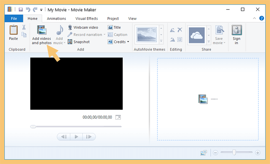 Opsi Add Video Movie Maker