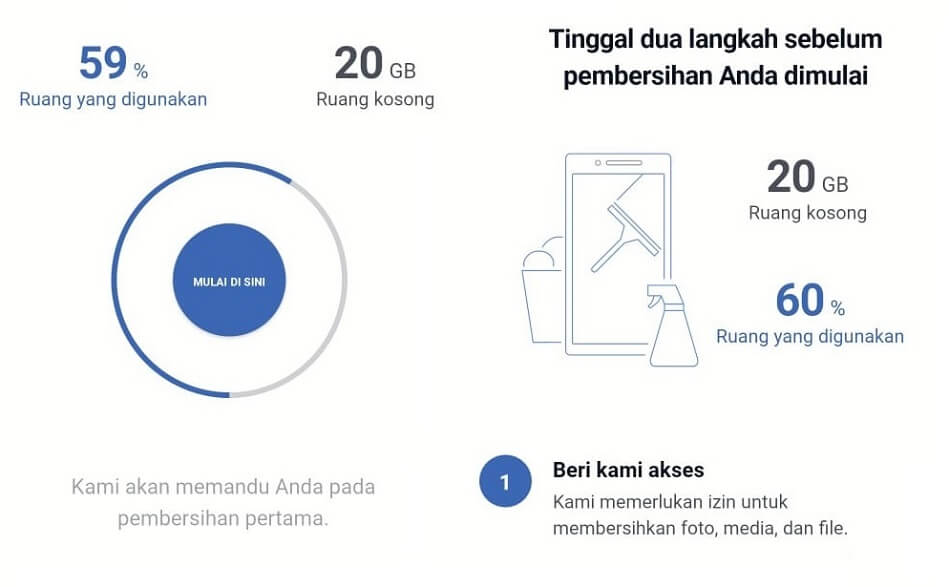 Aplikasi CCleaner di HP Android