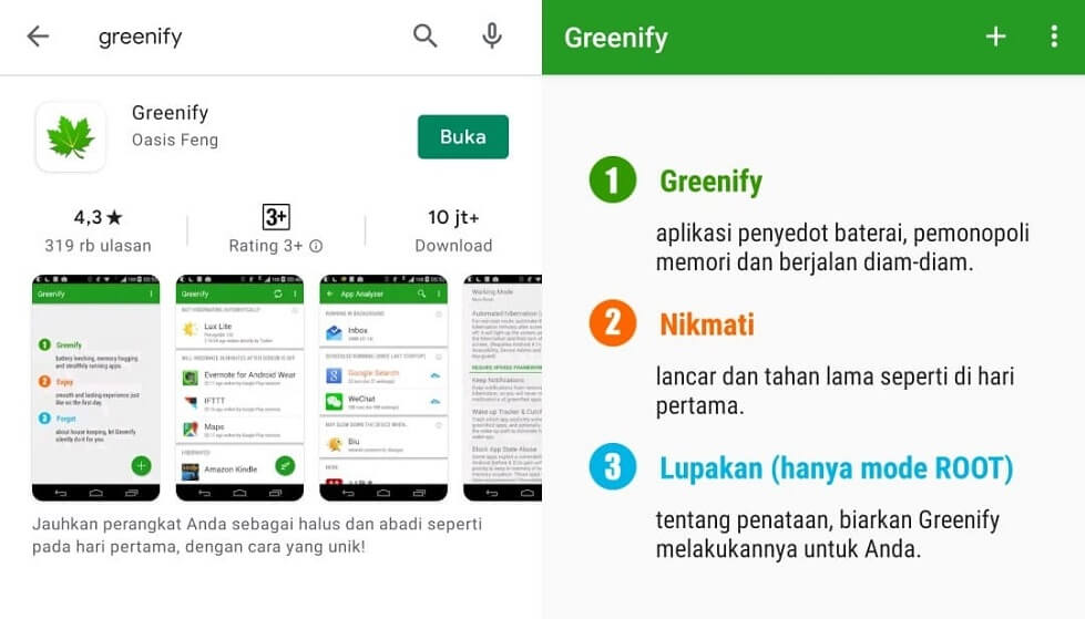 Aplikasi Greenify