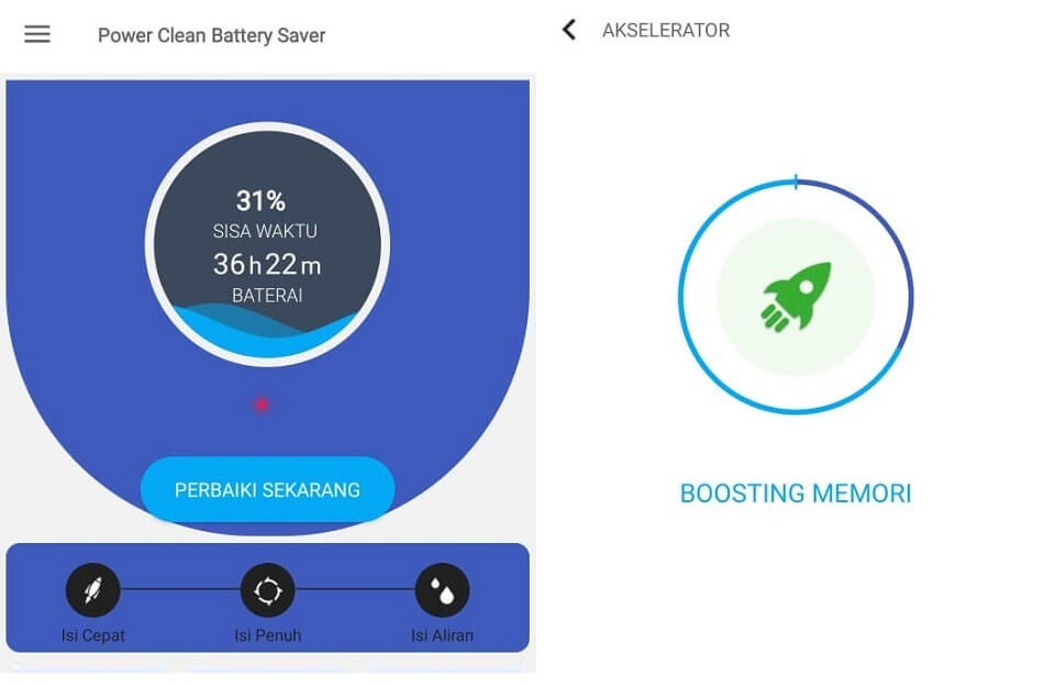 Aplikasi RAM Cleaner Power Clean