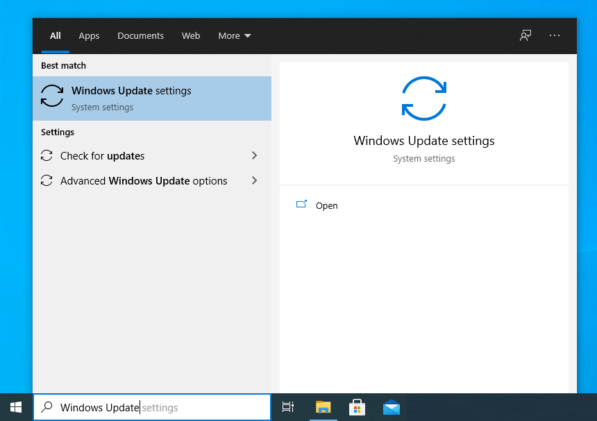 Windows Update Settings