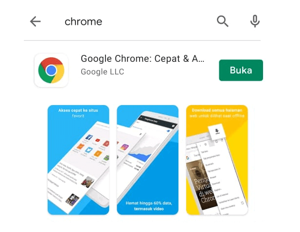 Buka Aplikasi Google Chrome