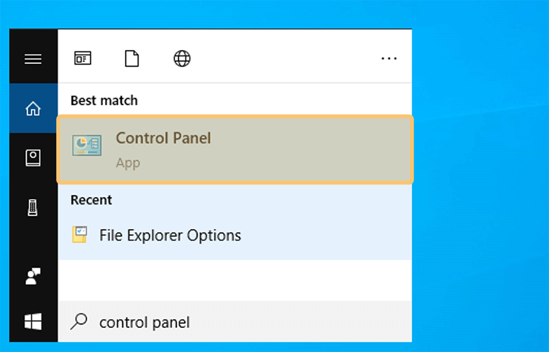 Buka Control Panel