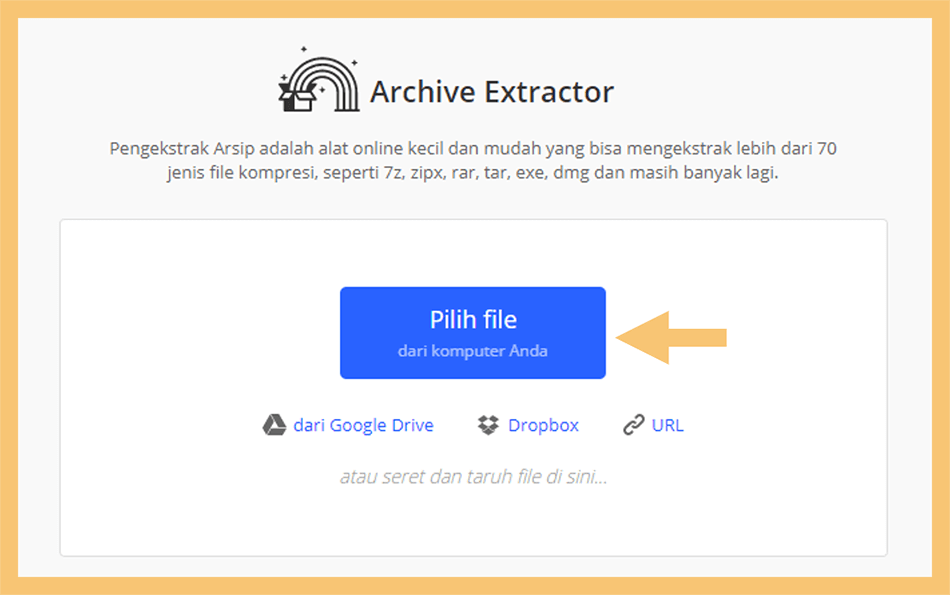 Contoh Situs Archive Extractor