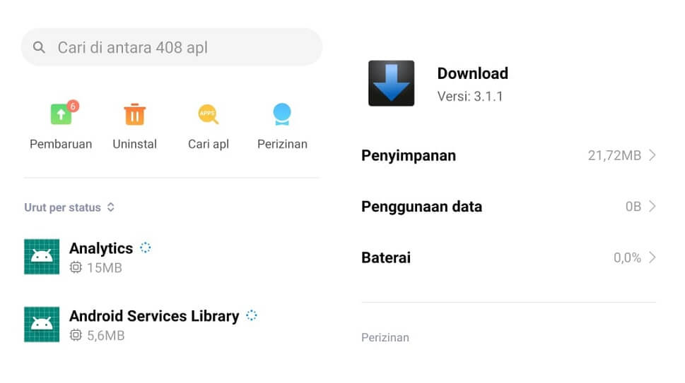 Stop Proses Download Manager