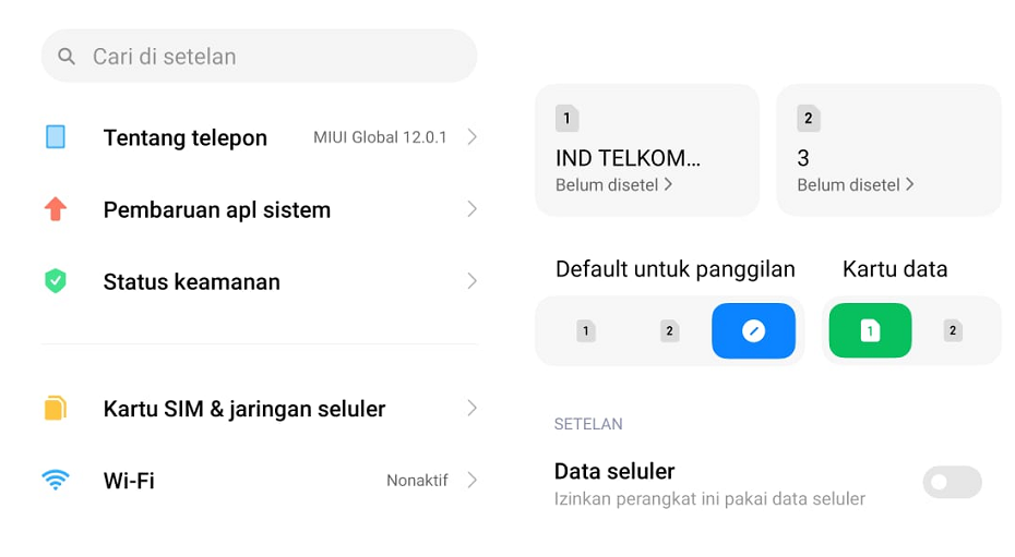 Cek Setting HP Android