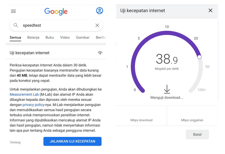 Cek Koneksi Internet Untuk PUBGM