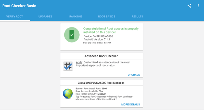 Contoh Sukses Root BlueStack