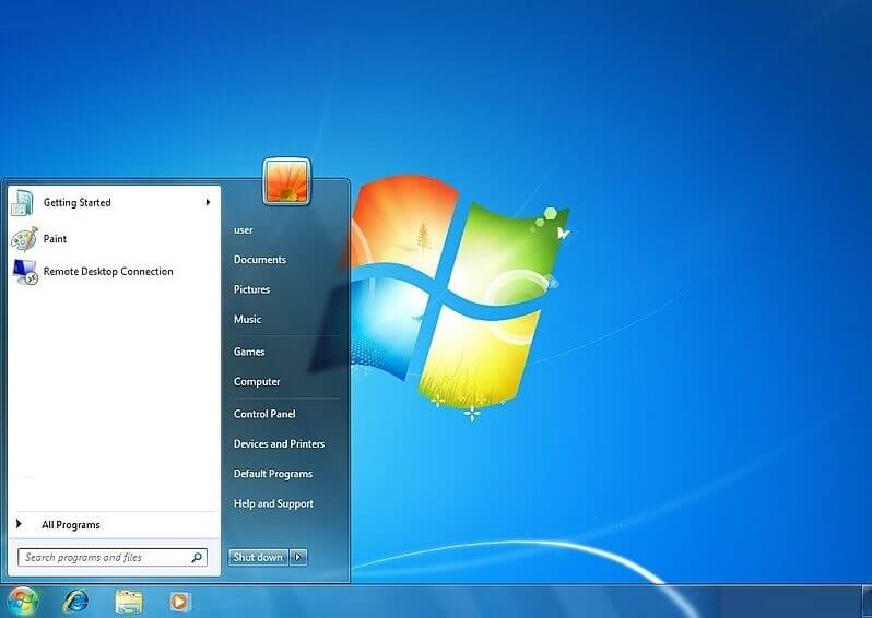 Contoh Dekstop Windows 7