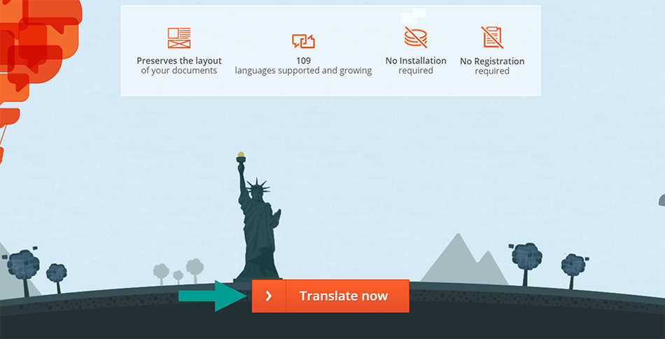 Tombol Translate Now