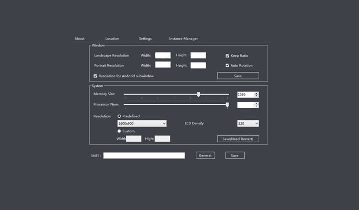 Pengaturan Emulator Windroye