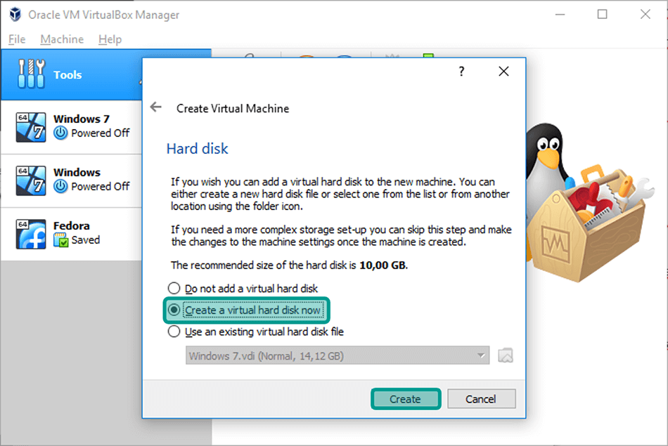 Pilih Jenis Disk