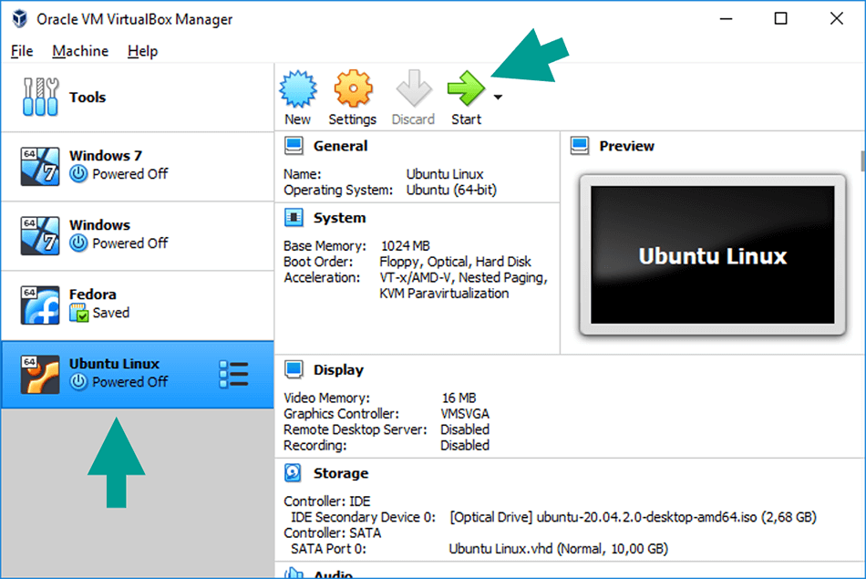 Opsi Start Ubuntu Linux