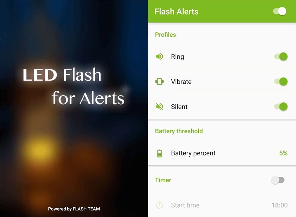 Aplikasi Alert Flash Android