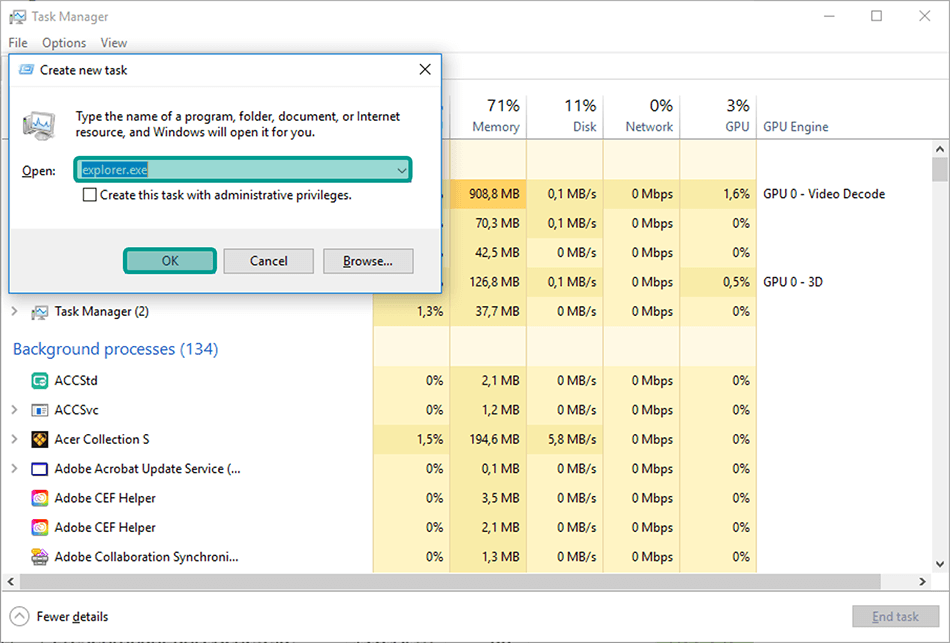 Buka Lagi Windows Explorer