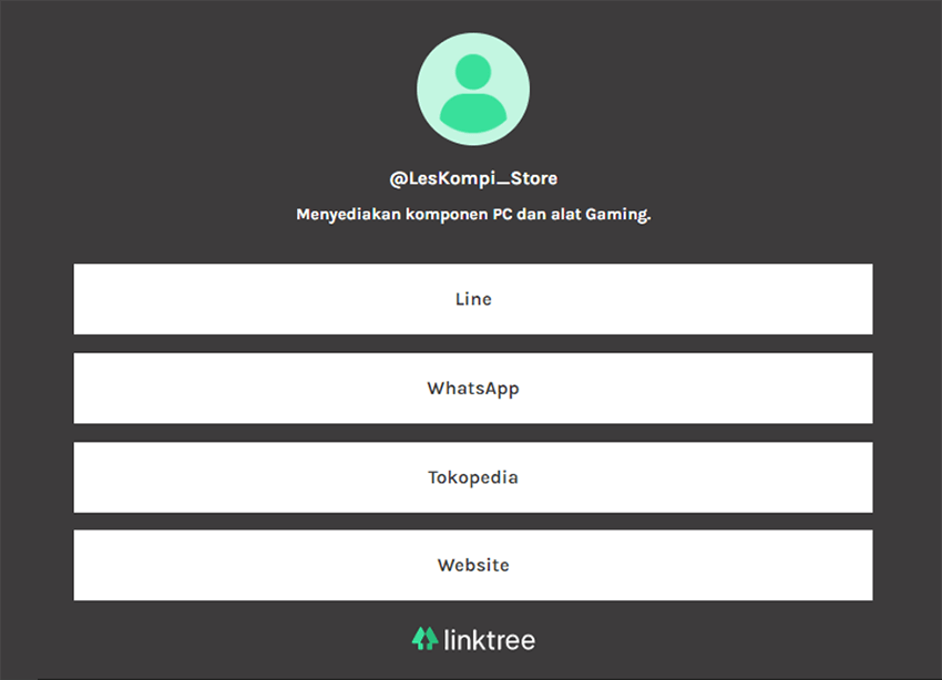 Cek Hasil Linktree Anda