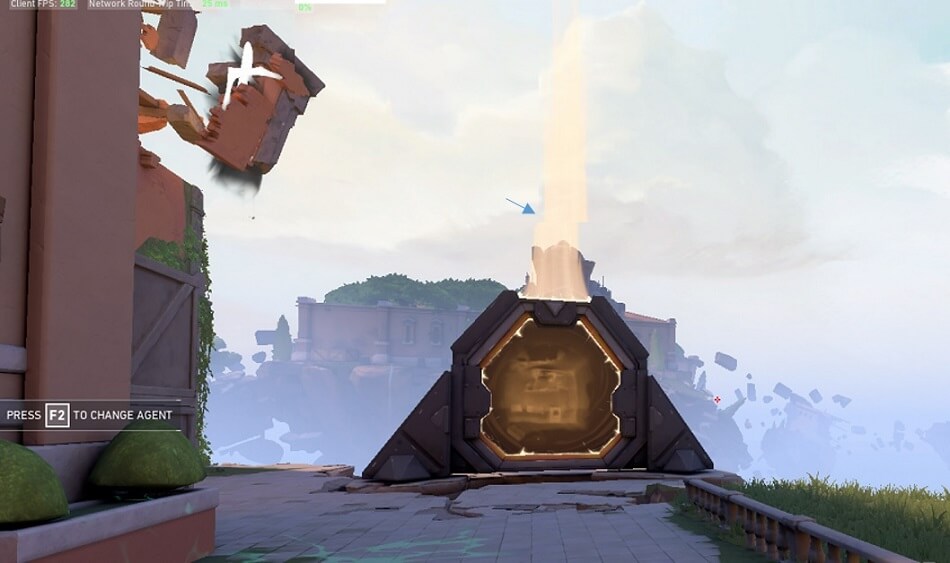 Contoh Screen Tearing di Game
