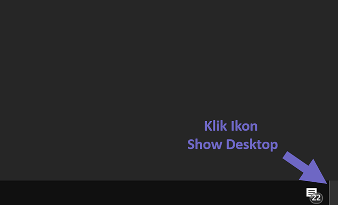 Icon Show Desktop Windows