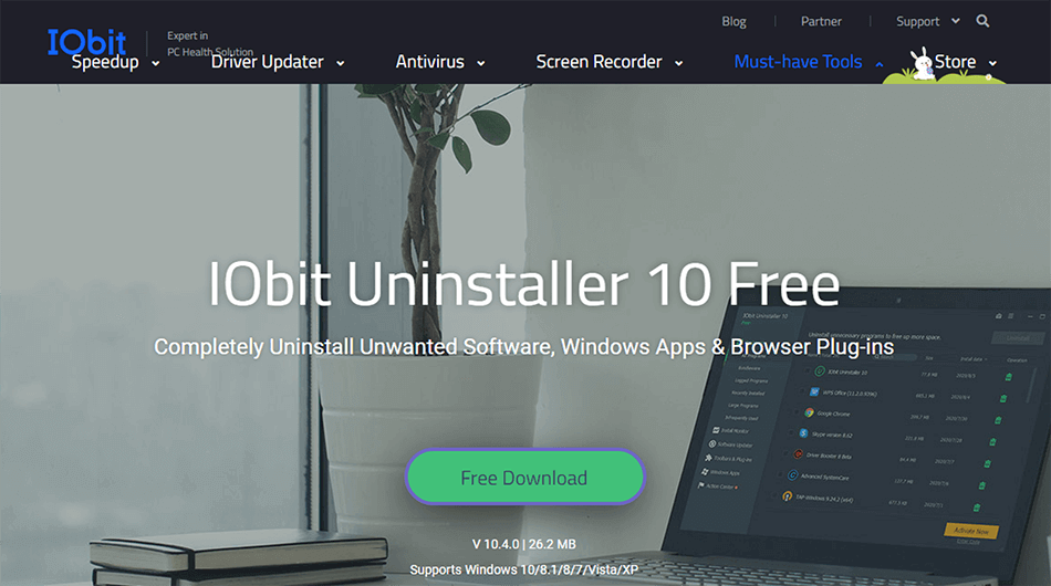 Pasang Iobit Uninstaller
