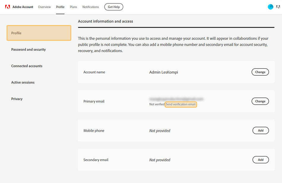 Request Verifikasi Email