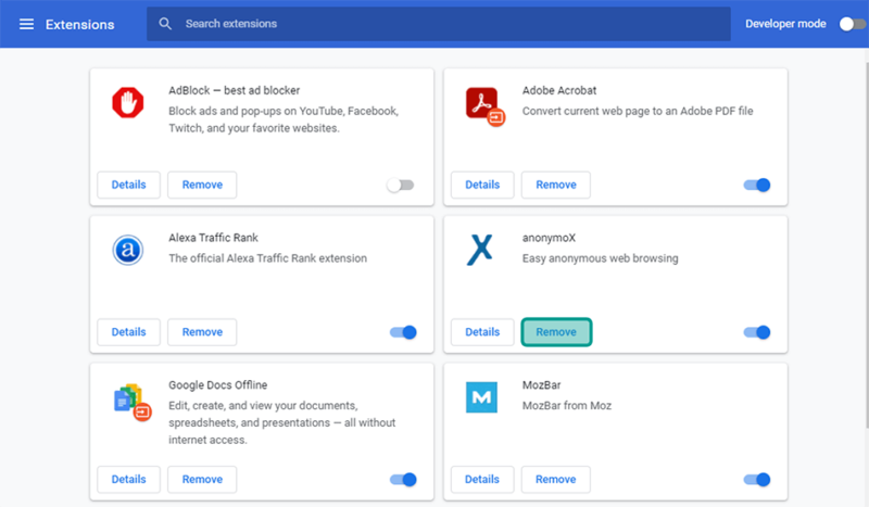 cara add on anonymox for microsoft edge