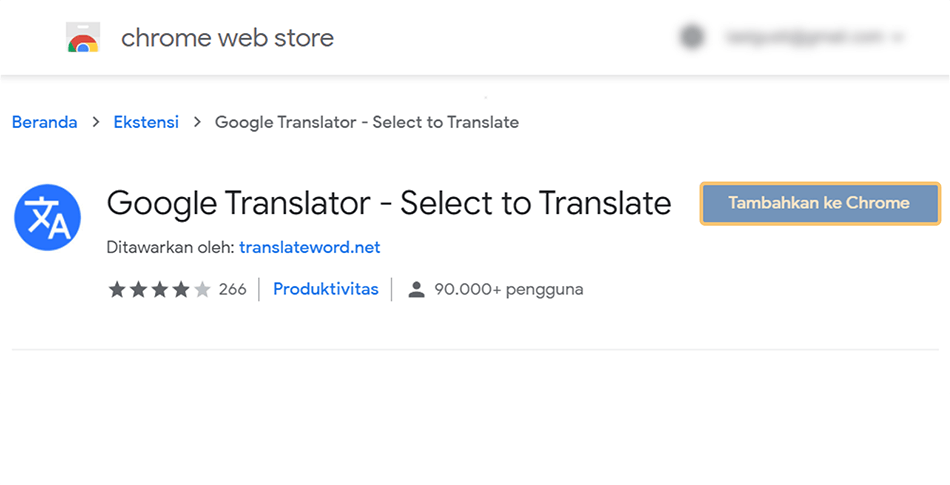 Menambahkan Ekstensi ke Chrome