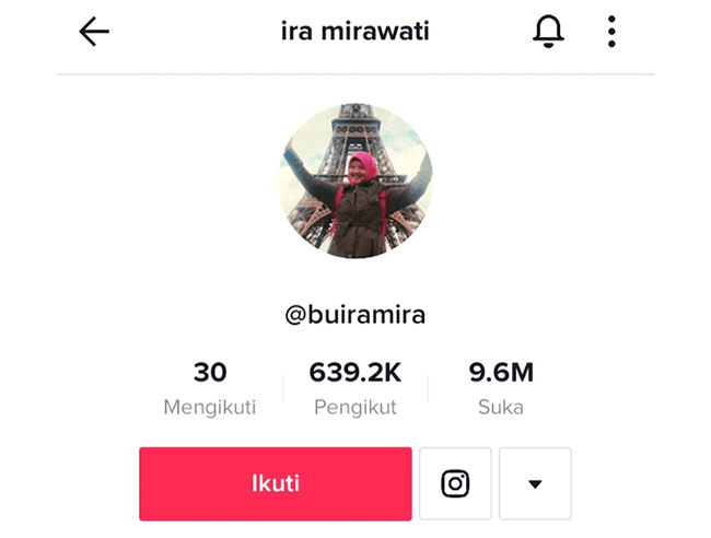TikTok Ira Mirawati