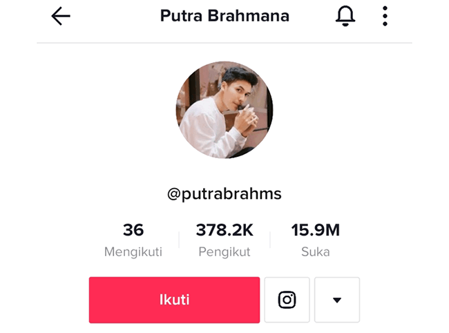 TikTok Putra Brahmana