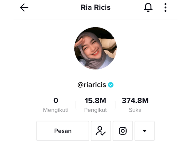 TikTok Ria Ricis