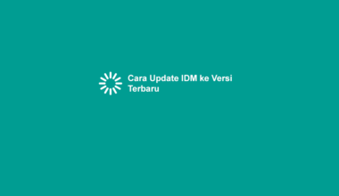 Cara Update IDM