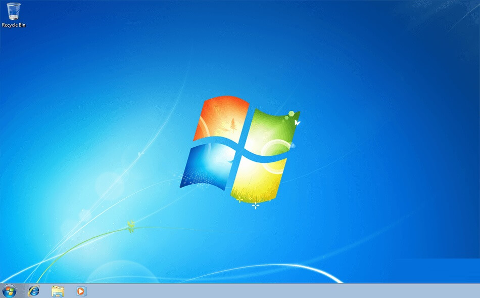 Tampilan Awal Windows 7