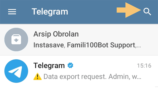 Pencarian Telegram