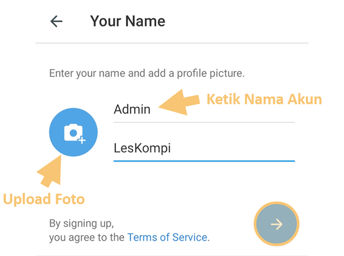 Atur Nama Akun Telegram