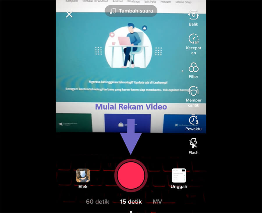 Rekam Video TikTok