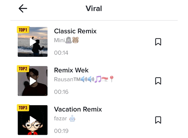 Memakai Musik TikTok Populer