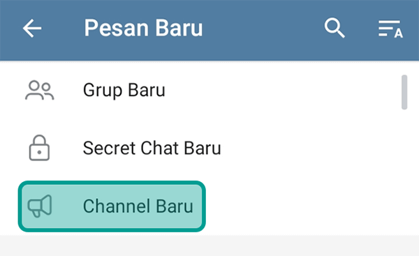 Channel Telegram Baru