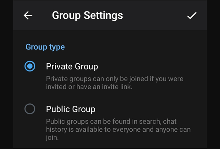 Pilih Group Type Telegram Sesuai Keinginan