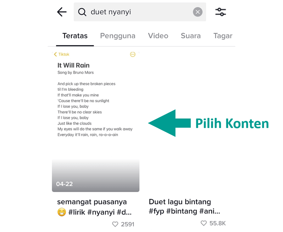 Cari Konten TikTok