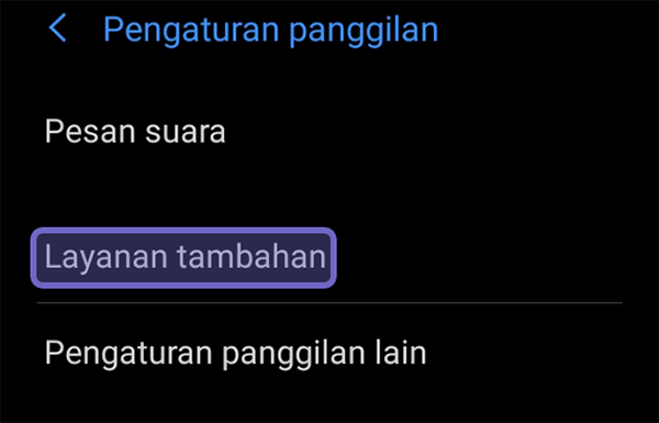 Opsi Layanan Tambahan