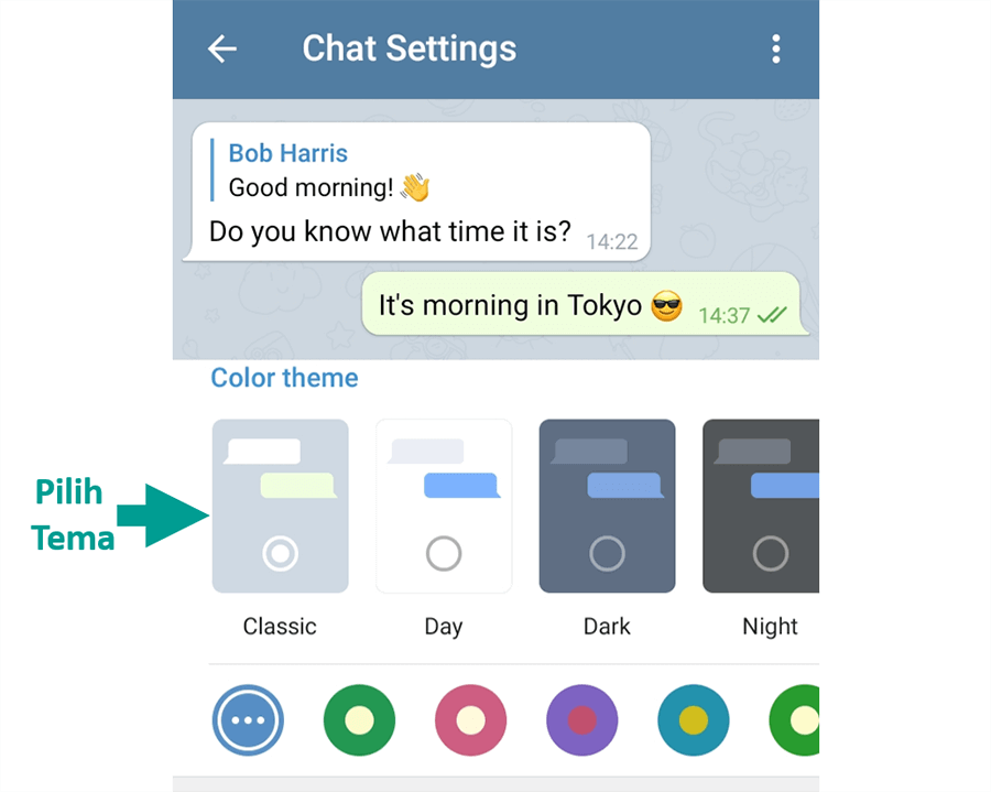 Atur Tema Telegram Sesuai Keinginan