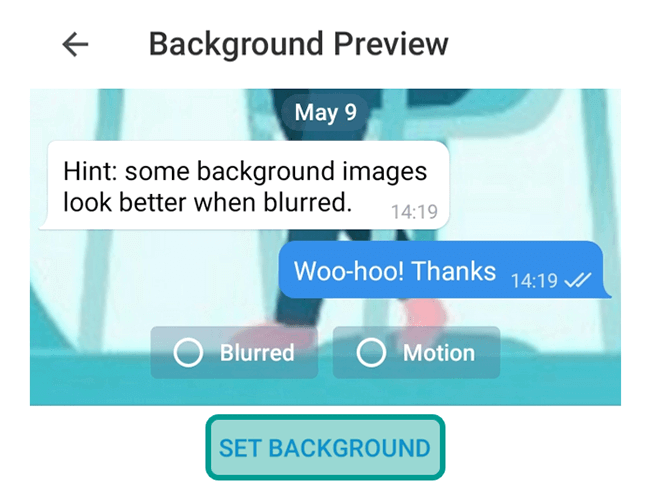 Apply Tema Foto Sendiri di Telegram