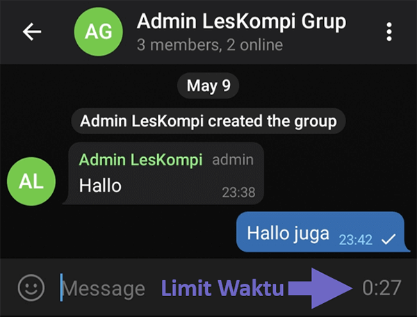 Tes Fitur Slow Mode