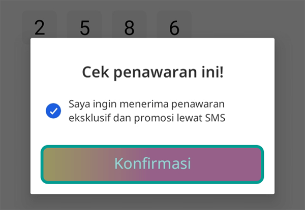 Konfirmasi Lagi di Lazada