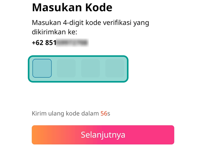 Verifikasi Kode Lazada