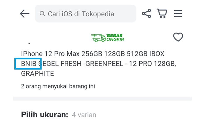 Mengenal Istilah BNIB