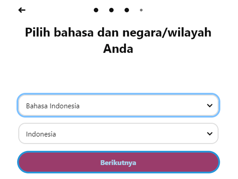 Atur Bahasa dan Negara di Pinterest