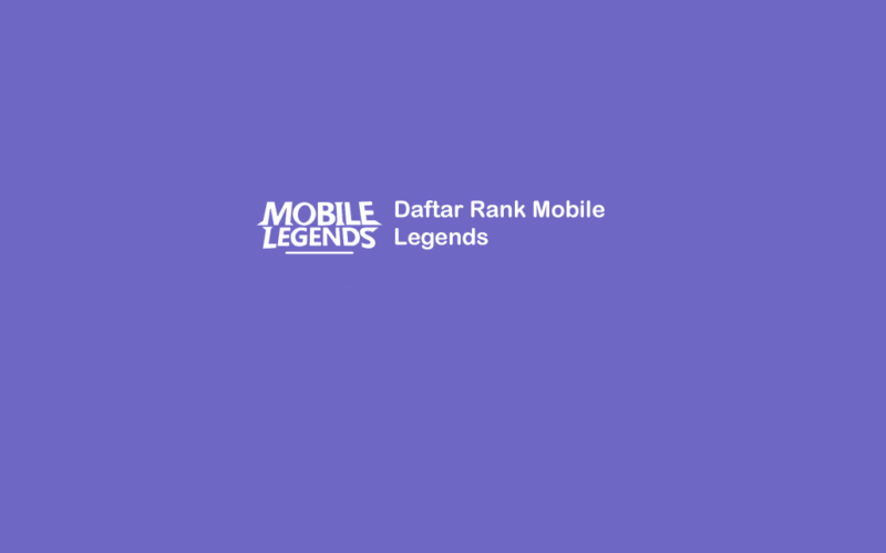 Urutan Rank Mobile Legends
